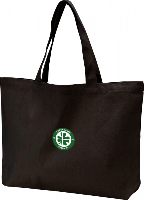 Storm - Celtic Large Super Shopper Tote Bag - Black