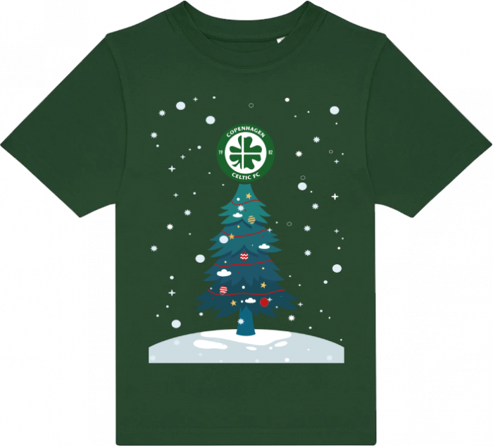 B&C - Celtic Christmas T-Shirt Kids - Bottle Green