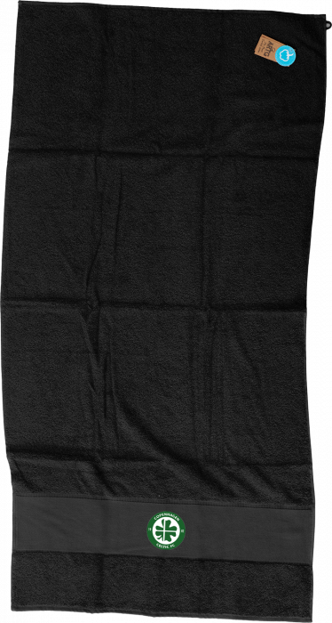 Sportyfied - Celtic Bath Towel - Schwarz